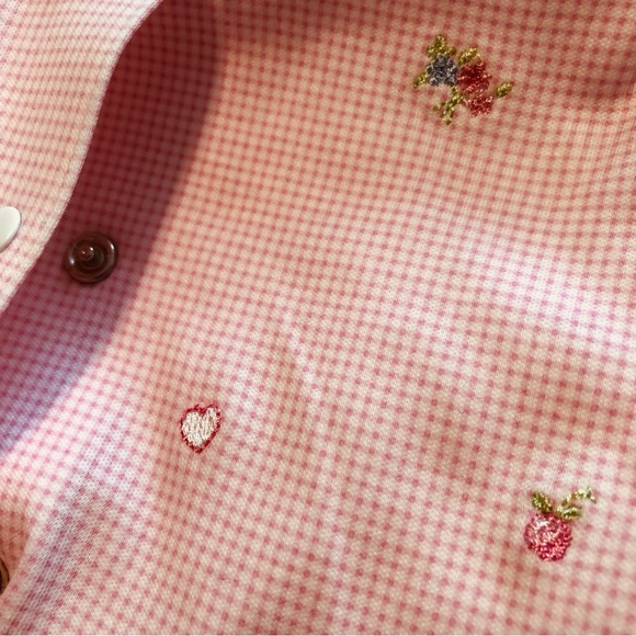 Tapioca 3 Piece Preemie Pink Gingham Sleeper Bonnet & Receiving Blanket Vintage - Picture 5 of 9